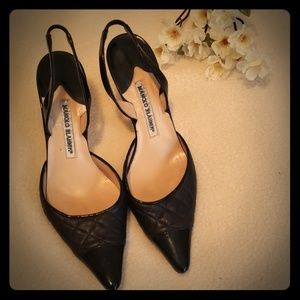 Manolo blahnik black heels